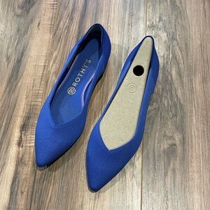 Rothy's The Point Womens Size US 10 Comflower Blue Slip On Ballet Flat